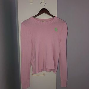 Baby pink crop top